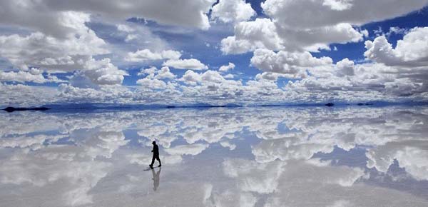 Salar de Uyuni, a föld legnagyobb tükre